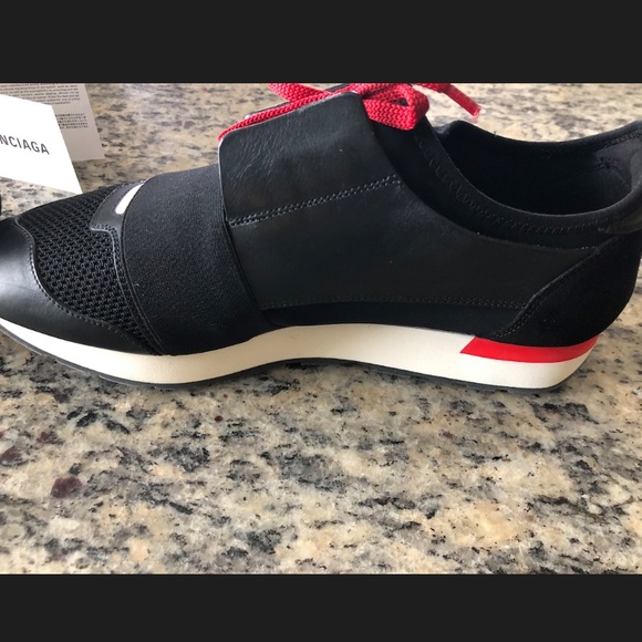 **SOLD**Balenciaga Men’s Race Runner Sneaker US 10 - Picture 4 of 8